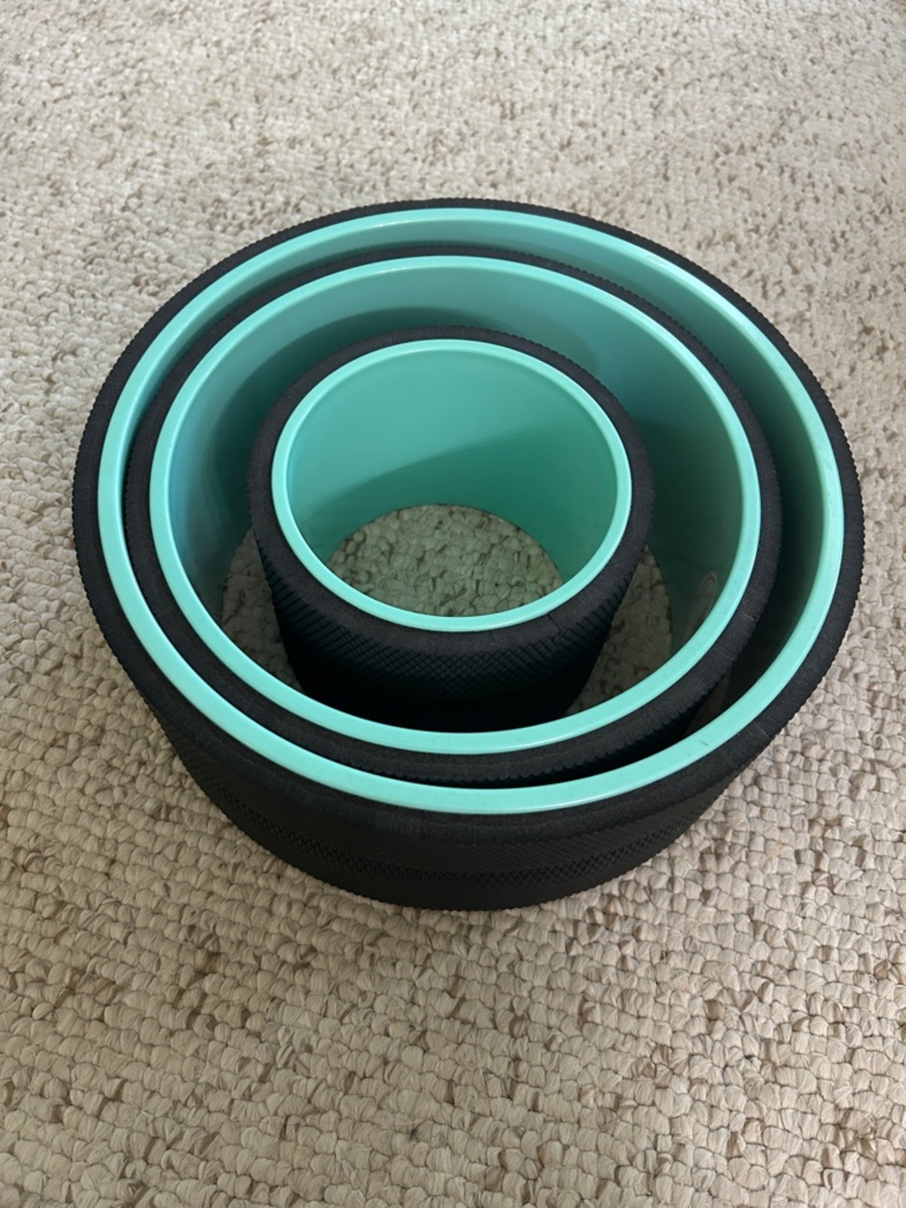 Set of 3 Chirp Wheel+ Mint and Black Yoga Wheels